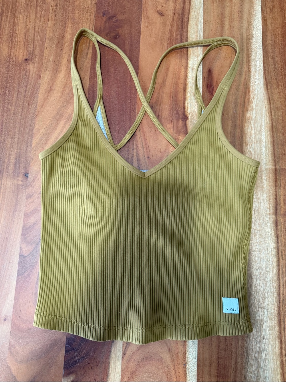 Vuori Ribbed Strappy Tank Top